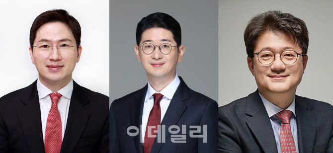 (왼쪽부터)이원모 국민의힘 경기 용인갑 후보, 주진우 부산 해운대갑 후보, 김진모 충북 청주서원 후보. (사진=중앙선거관리위원회)