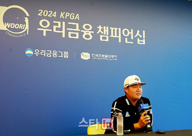 기자회견에 참석한 임성재. (사진=이데일리 골프in 김상민 기자)
