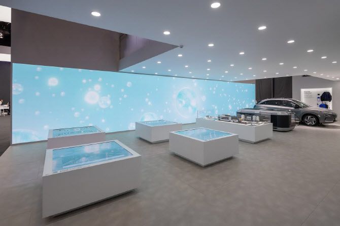 2024 베이징 국제 모터쇼 현대차관 내 수소기술존. (사진=현대차)