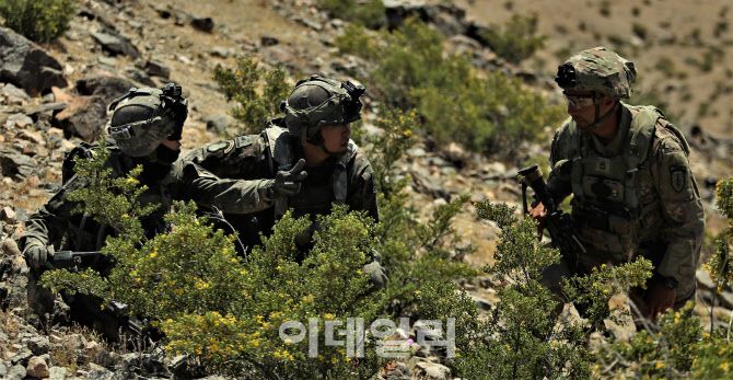 미 NTC 소부대 연합훈련 현장 모습 (사진=육군)