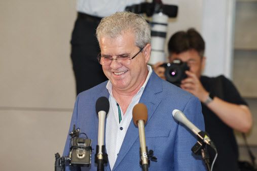 미국 액트지오(Act-Geo)의 비토르 아브레우(Vitor Abreu) 박사가 5일 인천국제공항 제2여객터미널로 입국했다. (사진=연합뉴스)