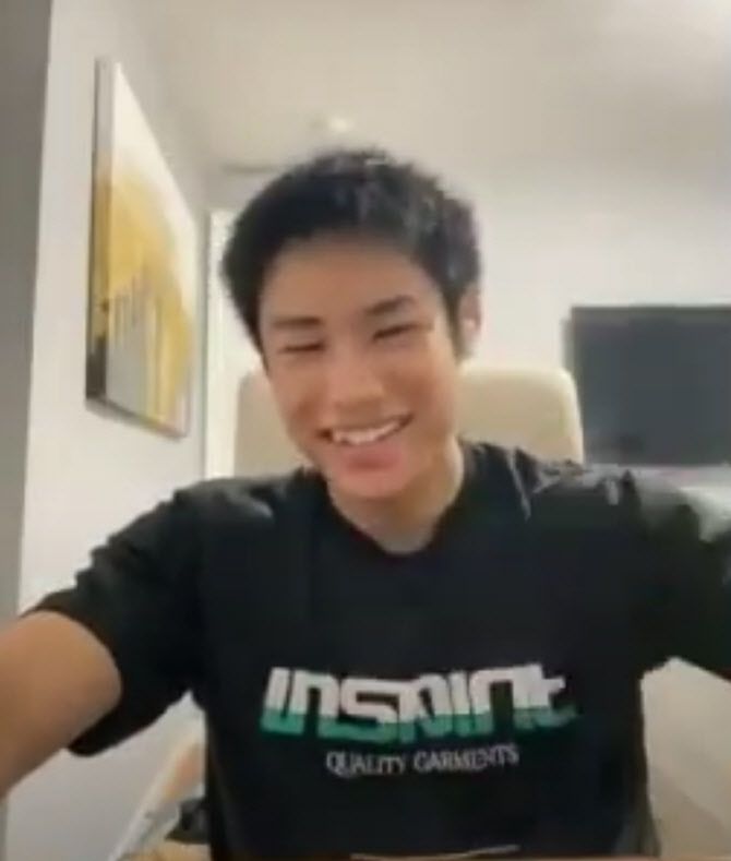 온라인 화상인터뷰를 진행한 타이라 타츠로. 사진=화상인터뷰 화면 캡처