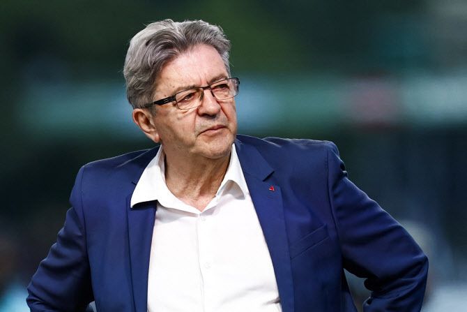 프랑스 굴복하지않는 프랑스(LFI)의 장뤼크 멜랑숑(72) 대표.(사진=AFP)