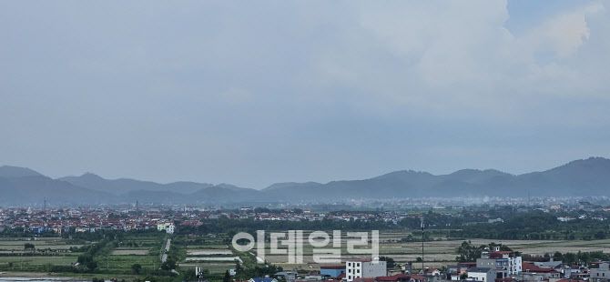 아직 허허벌판인 박닌성 LH 사업 부지. (사진=김아름 기자)