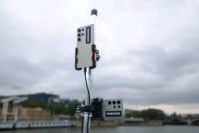 파리 올림픽 개막식 갤럭시 S24 울트라 생중계. 사진=삼성전자