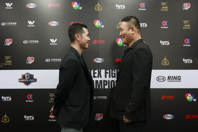 (왼쪽부터)프렘 대표와 김내철 대표. 사진=링 챔피언십, 박종혁 기자
