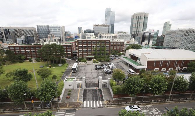 28일 서울 휘문고 전경. (사진=뉴시스)