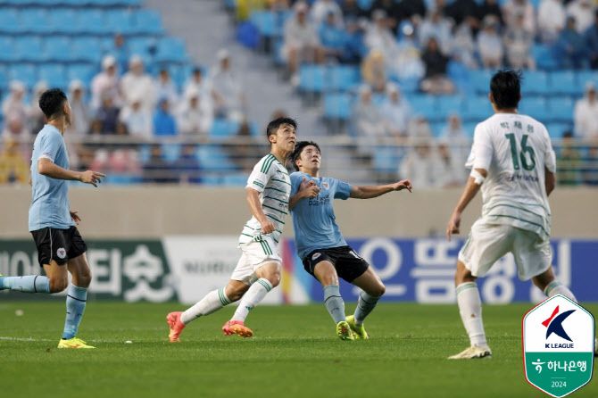 대구와 전북의 경기 모습. 사진=한국프로축구연맹