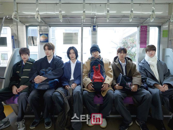 라이즈. 왼쪽부터 소희, 성찬, 원빈, 쇼타로, 은석, 앤톤(사진=SM)