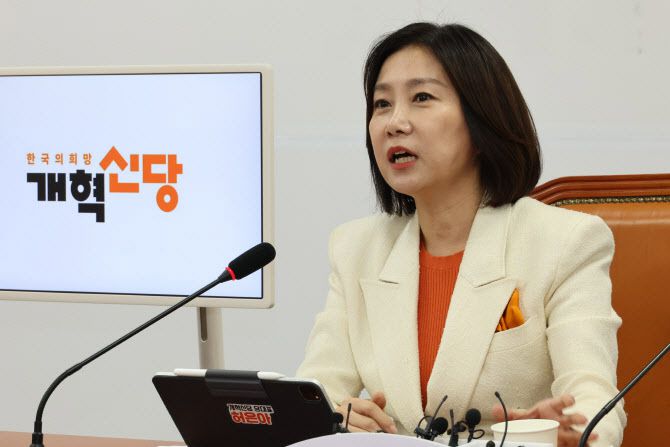 허은아 개혁신당 대표.(사진=연합뉴스)