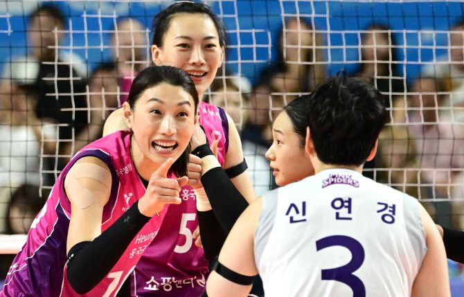 여자프로배구 흥국생명의 에이스 김연경, 사진=KOVO
