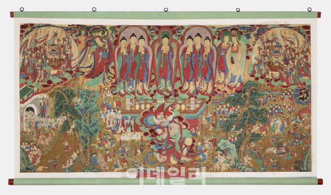 국가지정유산 보물로 지정된 ‘화성 용주사 감로왕도’. (사진=국가유산청)