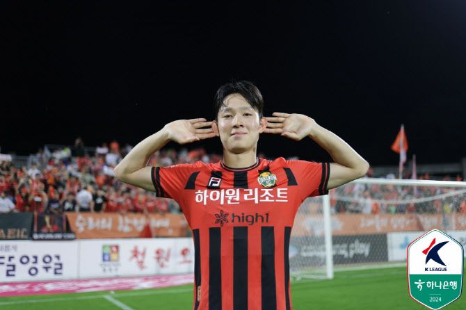 양민혁(강원). 사진=한국프로축구연맹