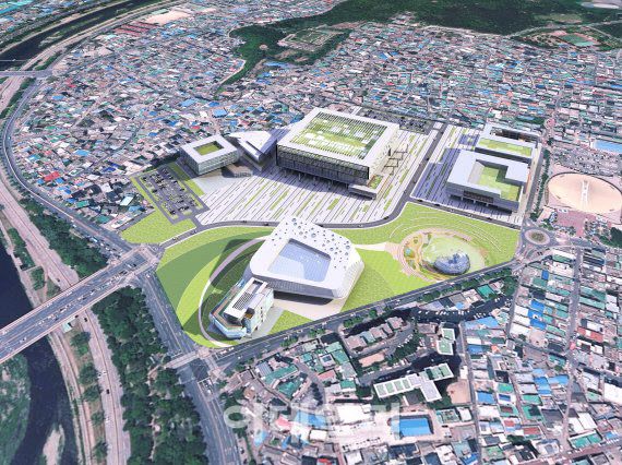 옛 경북도청사 부지에 설립을 추진 중인 국립창작뮤지컬콤플렉스 조성 조감도. (사진=대구시)