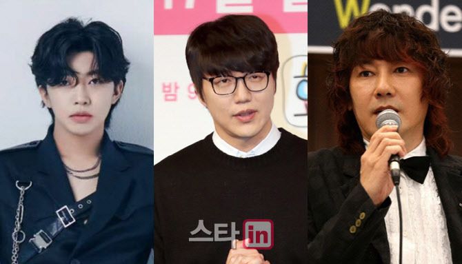 왼쪽부터 임영웅, 성시경, 김장훈