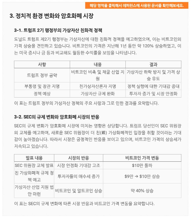 구버로 생성한 AI 리포트 일부