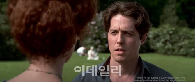 ‘스타링 그레이트 브리튼’ 캠페인 영상에 등장한 영화 ‘노팅힐’ (사진=영국관광청)