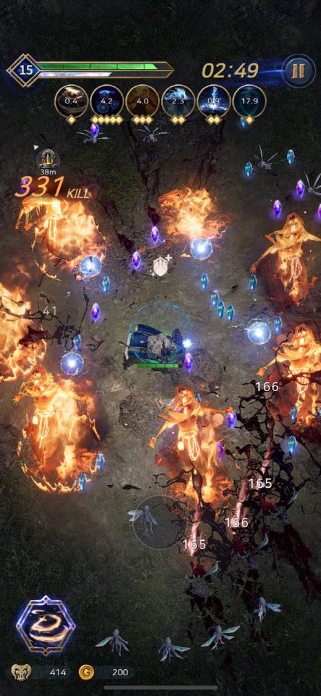 출근길 중 라이온하트 스튜디오 ‘발할라 서바이벌’을 플레이 중인 모습(사진=김가은 기자)