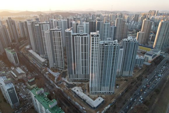 철산주공8·9단지를 재건축한 ‘철산자이 더 헤리티지’.(사진=GS건설)