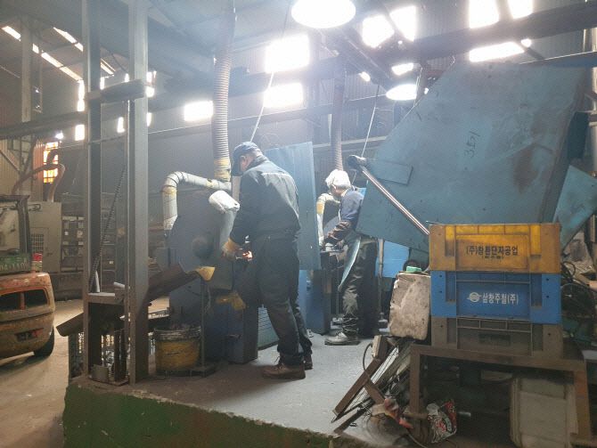 인천의 한 주물공장 모습(사진=이데일리DB)