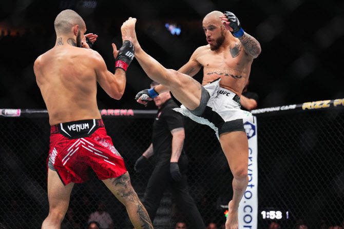 4연속 KO승을 노리는 UFC 파이터 제앙 실바. 사진=UFC