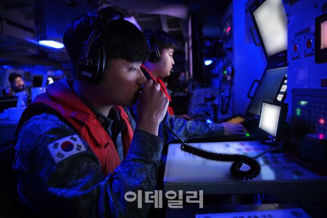 해군기동함대사령부가 25~27일 서해와 남해상에서 군사대비태세 확립을 위한 해상훈련을 실시하고 있다. (사진=해군)