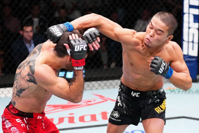 UFC 플라이급 랭킹 8위 아수 알마바예프. 사진=UFC