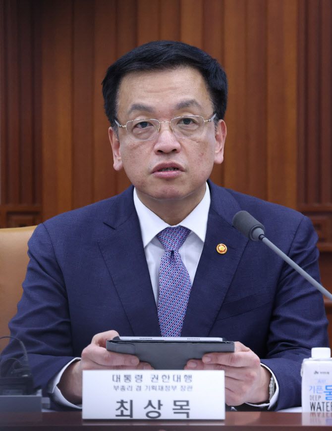 최상목 대통령 권한대행 부총리 겸 기획재정부 장관(사진=연합뉴스)