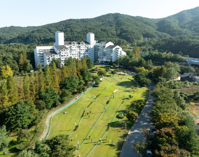 금호설악리조트 파크골프장 전경