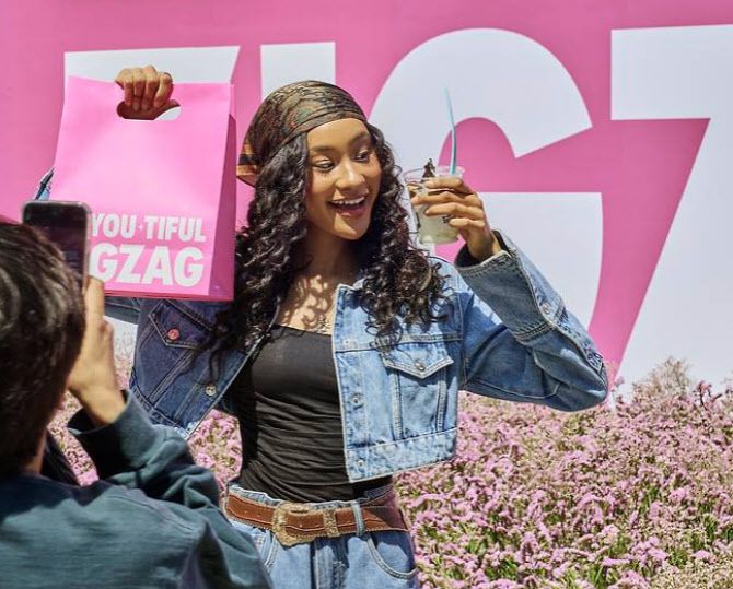 지그재그의 첫 뷰티 팝업 스토어 ‘직잭뷰티 팝업 스토어’의 모습 (사진=뉴스1)