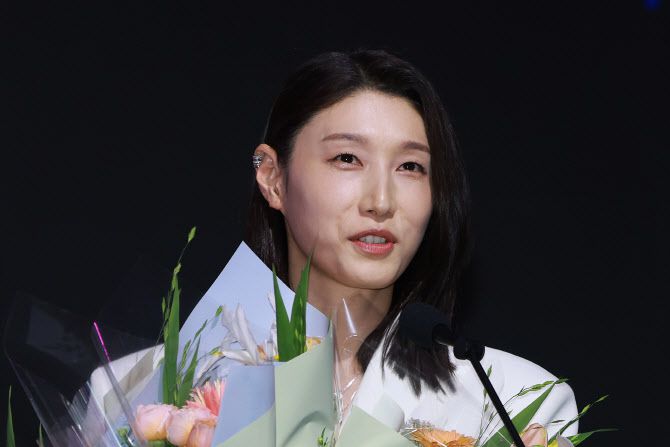 소감 말하는 김연경(사진=연합뉴스)
