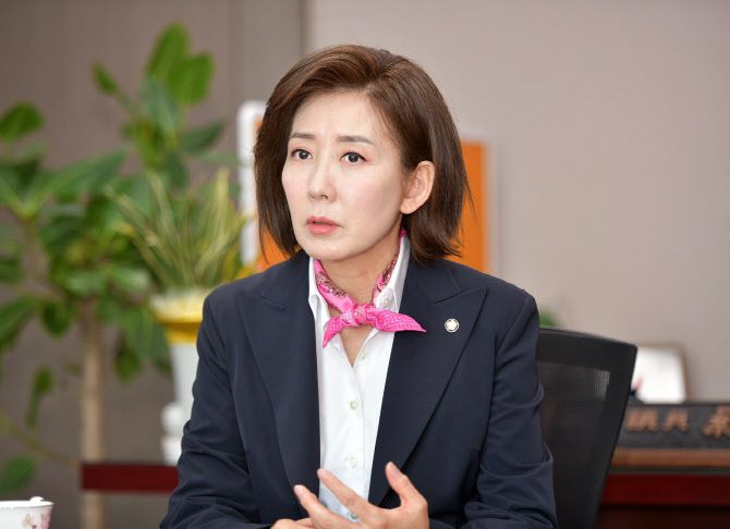 국민의힘 대통령선거 경선에 출마한 나경원 예비후보.(사진=나경원 의원실)