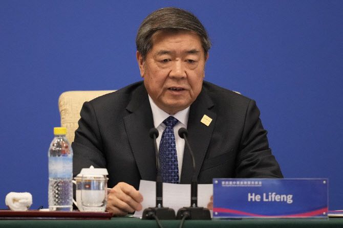 허리펑 중국 국무원 부총리. (사진=AFP)