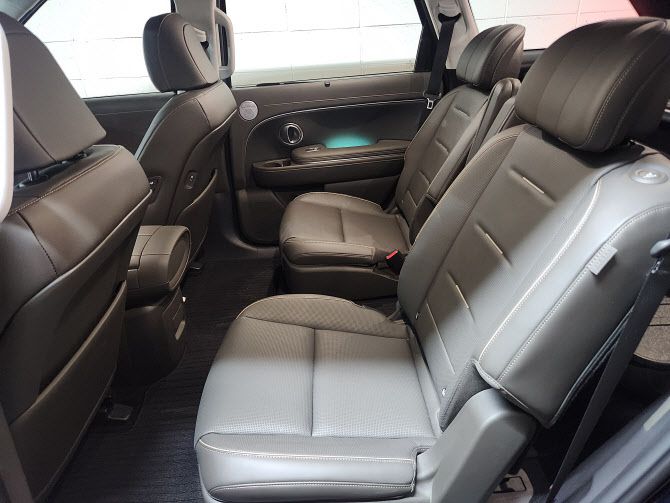 팰리세이드 하이브리드 2열. (사진=이데일리 이다원 기자)