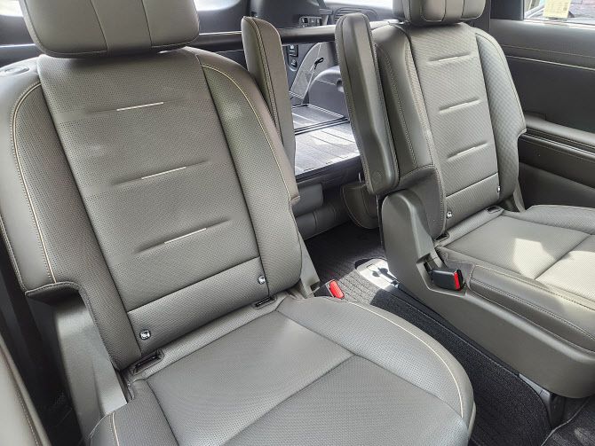 팰리세이드 하이브리드 2열. (사진=이데일리 이다원 기자)