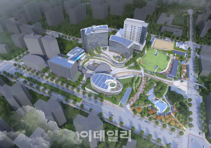 경기정원까지 완성된 경기융합타운 전체 조감도.(사진=경기도)