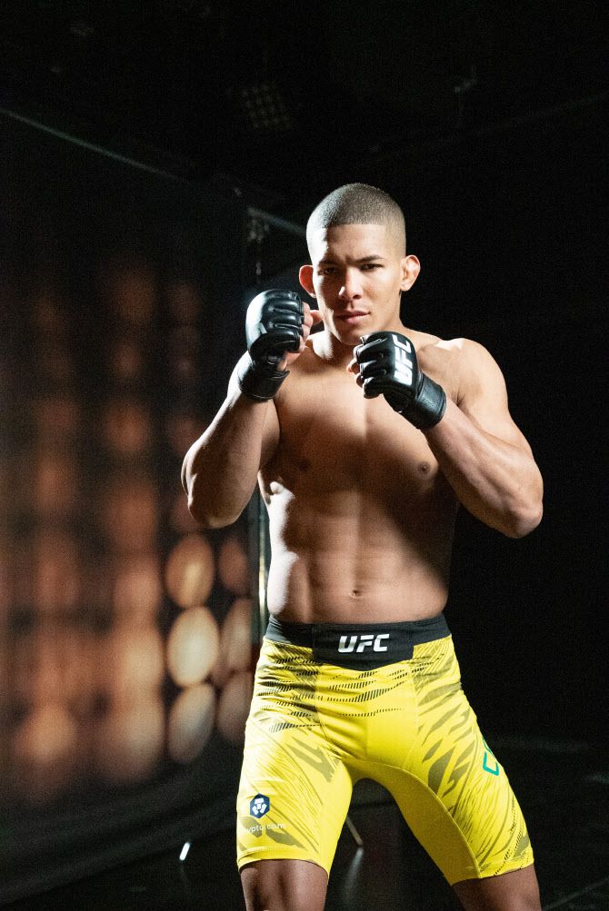 정찬성이 개최한 ZFN 대회를 통해 UFC 계약을 따낸 브라질 파이터 마테우스 카밀루. 사진=UFC