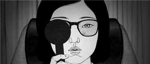 정유미 감독 단편 애니메이션 ‘안경’ 스틸. (사진=한국영화아카데미)