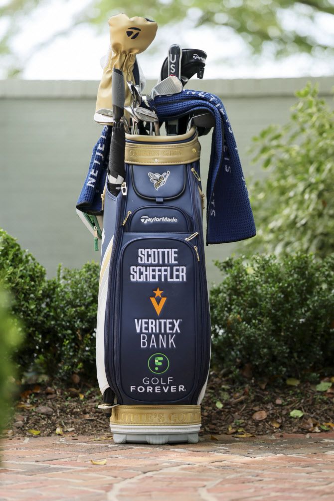PGA 챔피언십에서 사용한 셰플러의 백(사진=AFPBBNews)