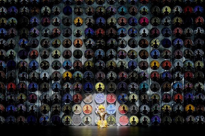 안은미컴퍼니의 신작 ‘동방미래특급’의 한 장면.(사진=안은미컴퍼니, 옥상훈)