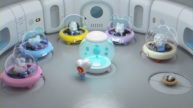 BT21 The Journey 애니메이션 시리즈 프롤로그의 장면