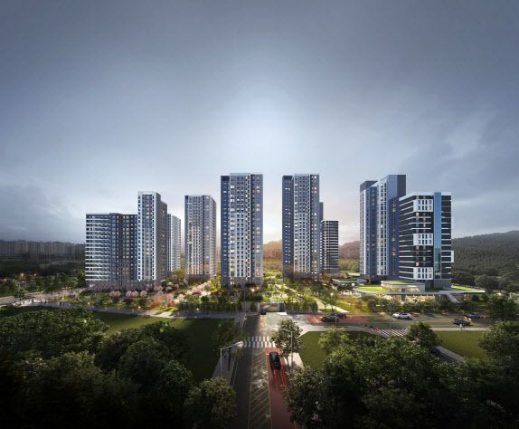 하남 교산 A3블록 민간참여 공공주택사업 조감도.(사진=금호건설)