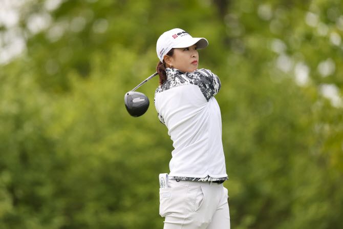 US여자오픈 둘째 날 단독 1위로 나선 사이고 마오. (사진=USGA)