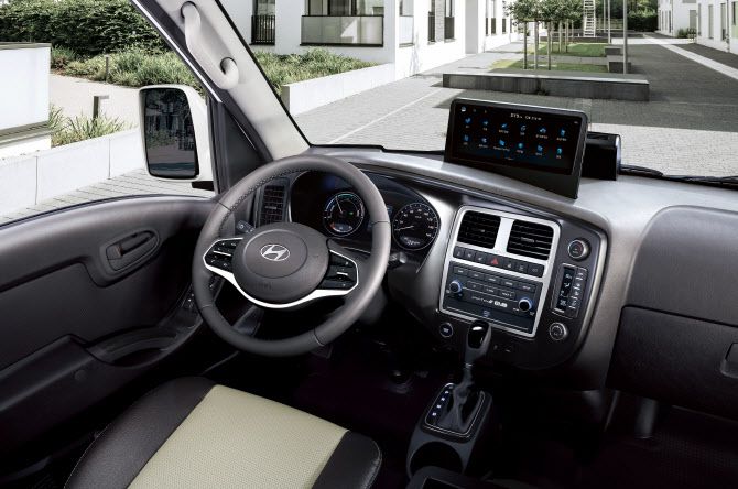 2025 포터 II 일렉트릭 특장차 내장. (사진=현대차)