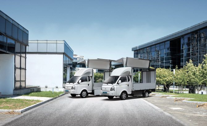 2025 포터 II 일렉트릭 윙바디 라인업. (사진=현대차)