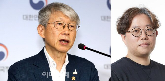 최기영 전 과학기술정보통신부 장관과 안준모 고려대 행정학과 교수(과실련 공동대표). 사진=이데일리 DB