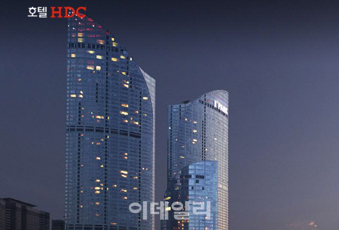 호텔HDC 홈페이지 캡처 화면