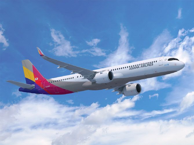 아시아나항공 A321neo 항공기. (사진=아시아나항공)