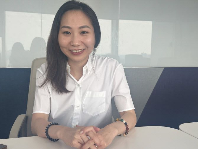 스테파니 린 아시아기업거버넌스협회(ACGA) 한국 및 싱가포르 담당 리서치 헤드가 지난 23일 서울 여의도 한 사무실에서 이데일리와 만나 인터뷰를 하고 있다. (사진=원다연 기자)