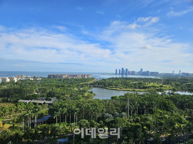 중국 하이난성의 성도인 하이커우 일대 전경. (사진=이데일리 이명철 특파원)